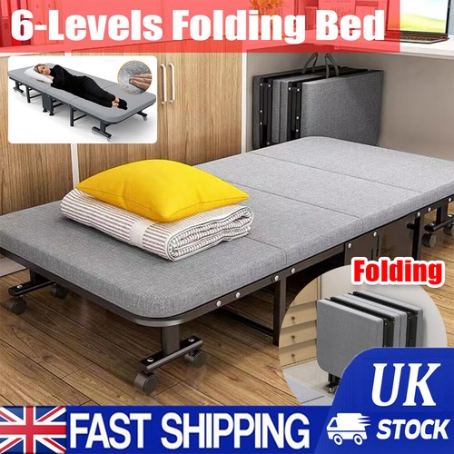 Portable folding single - portable, bed