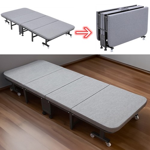 Portable folding bed - portable, on