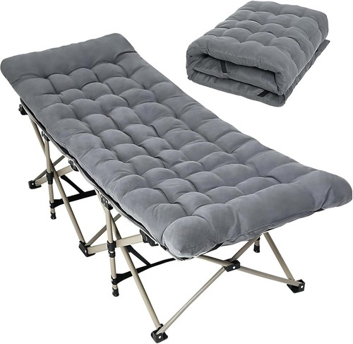 Folding camping cot bed heavy - cot,
