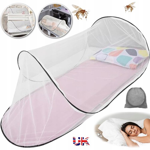 Pop mosquito net tent bed - up,